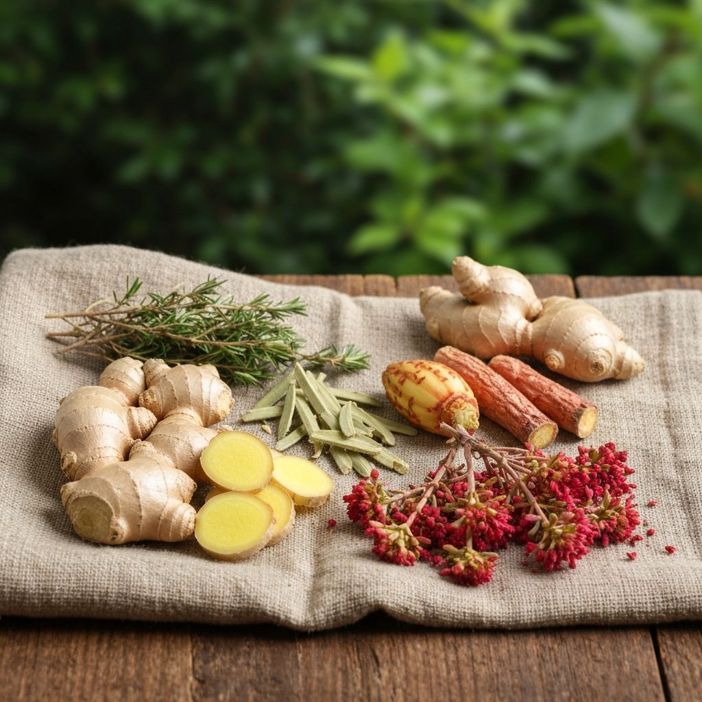 Herbes adaptogènes naturelles